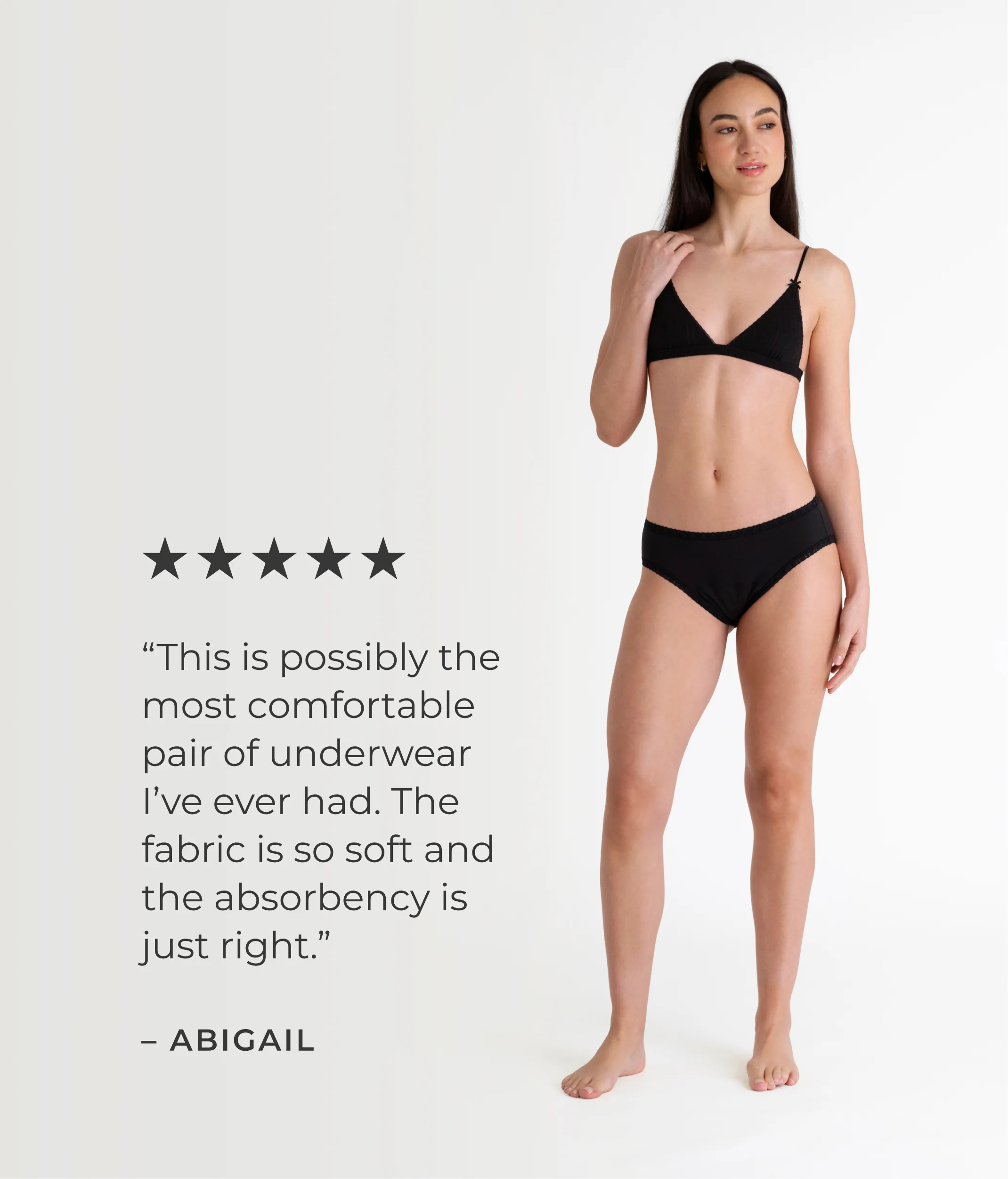 Leakproof Cotton Lace Trim Brief - Image 5