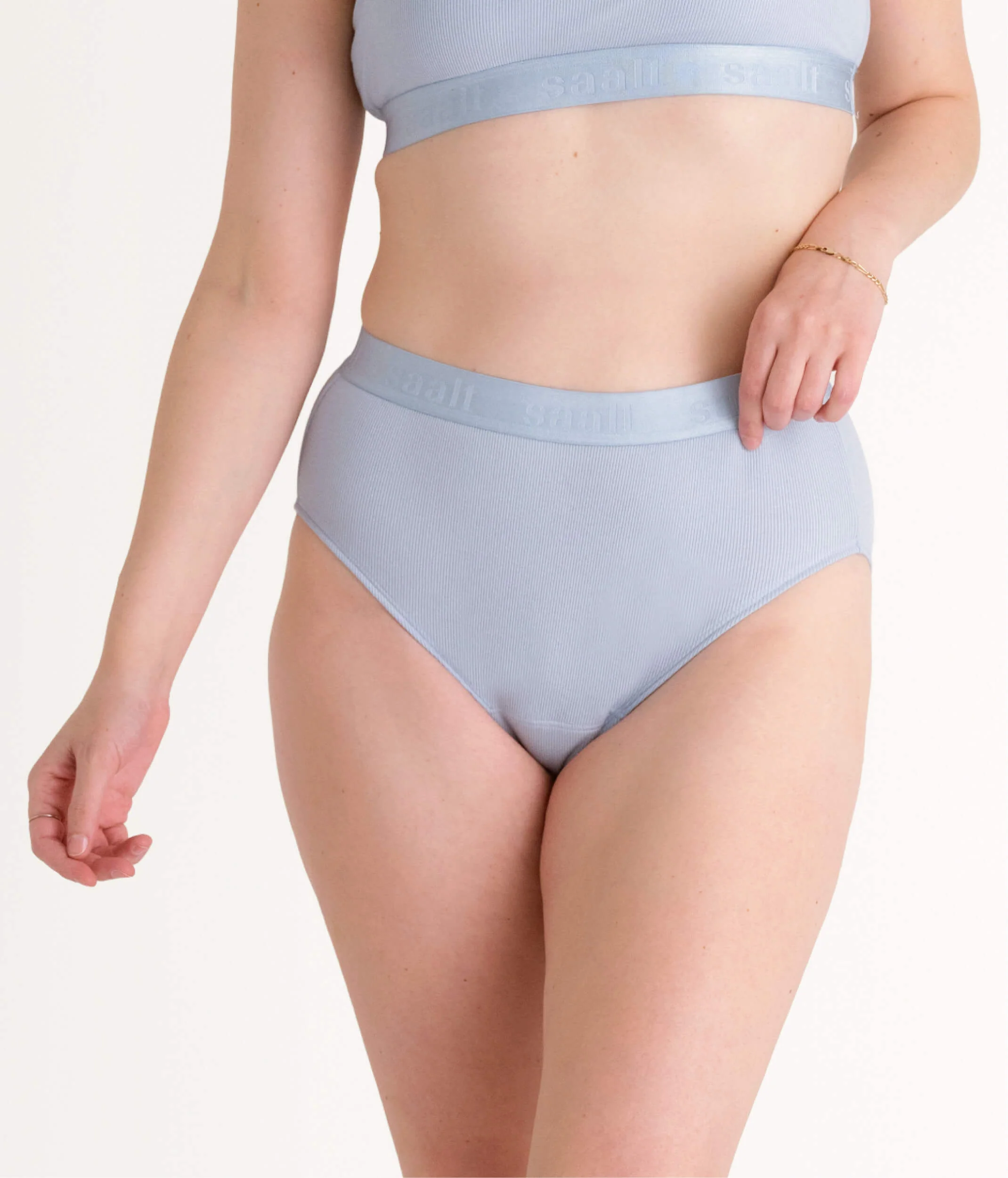 Leakproof Cotton Rib High Rise Brief - Image 11