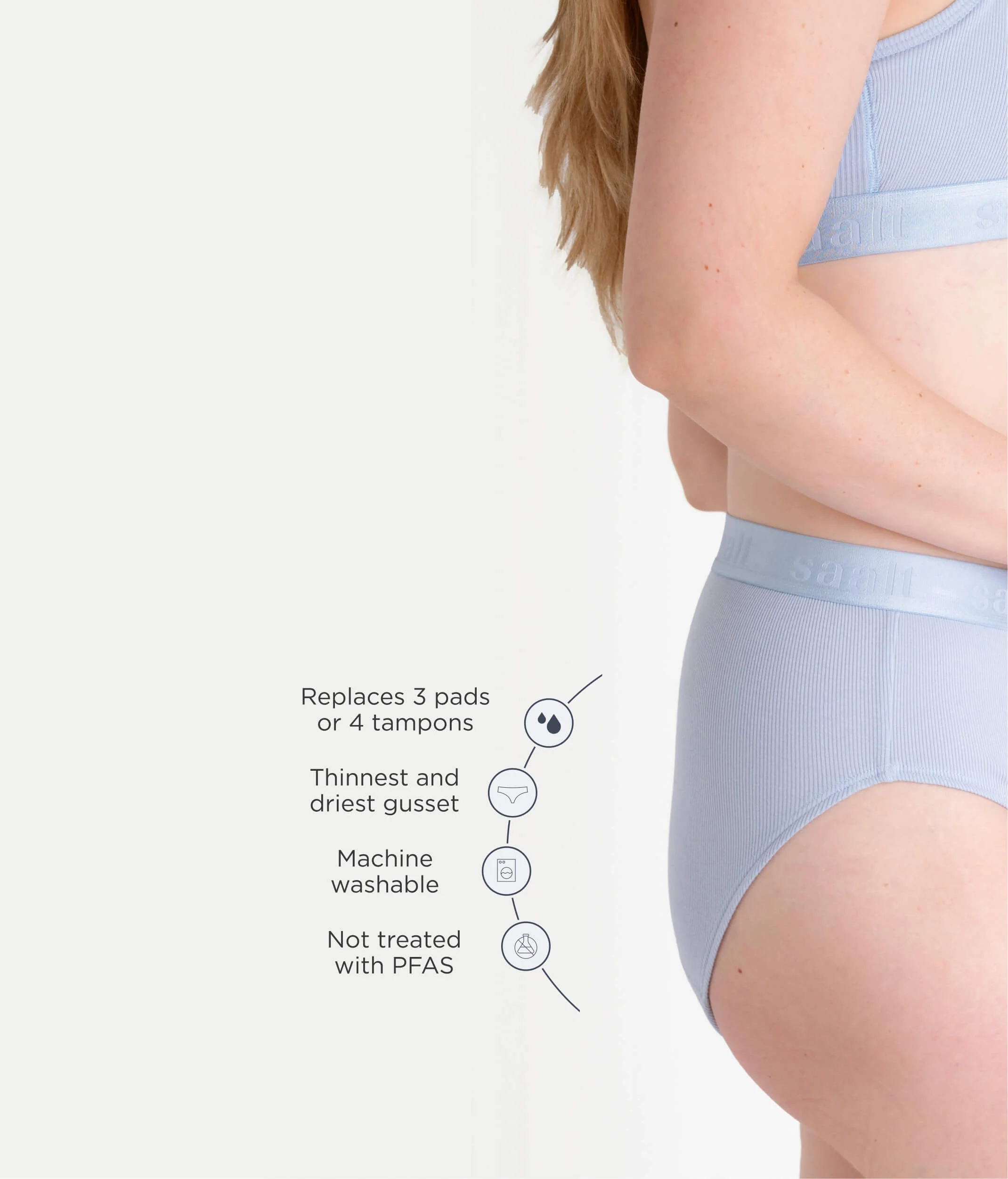 Leakproof Cotton Rib High Rise Brief - Image 14